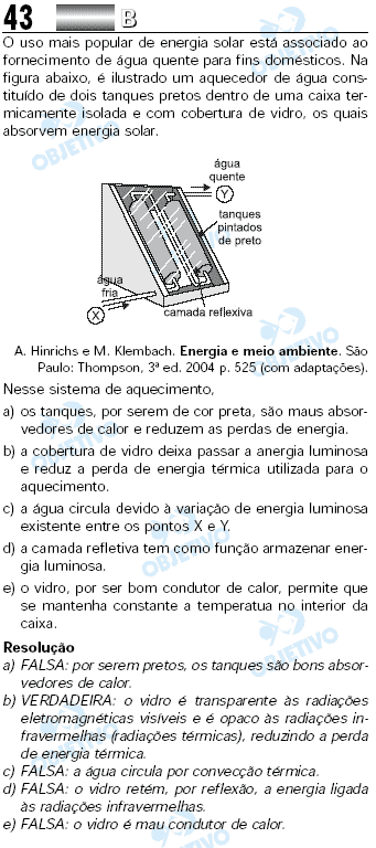 Resolução Comentada - Questão 43