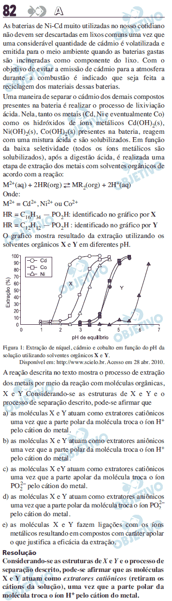 Resolu��o Comentada - Quest�o 082