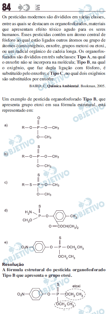 Resolu��o Comentada - Quest�o 084