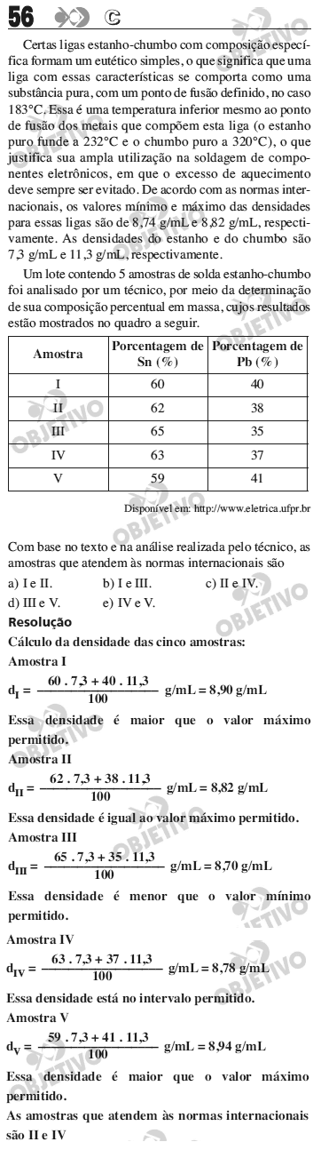 Resolu��o Comentada - Quest�o 056