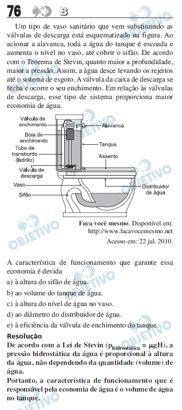 Resolu��o Comentada - Quest�o 076