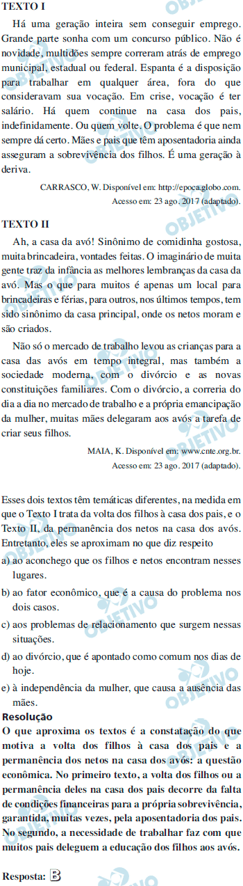 ENEM 2022 - 1º Dia - Segunda Aplicação - Curso Objetivo