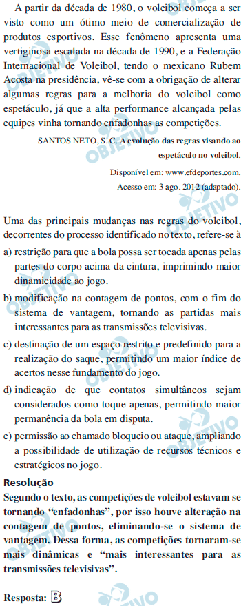 ENEM 2022 - 1º Dia - Segunda Aplicação - Curso Objetivo