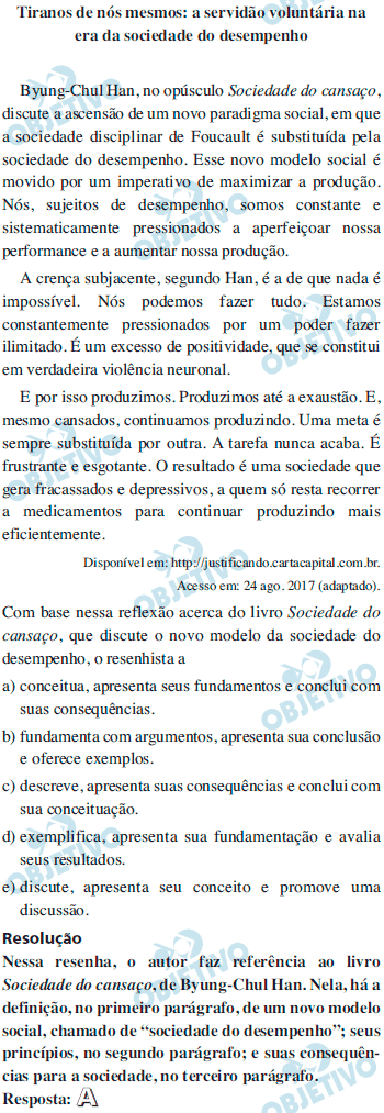 ENEM 2022 - 1º Dia - Segunda Aplicação - Curso Objetivo